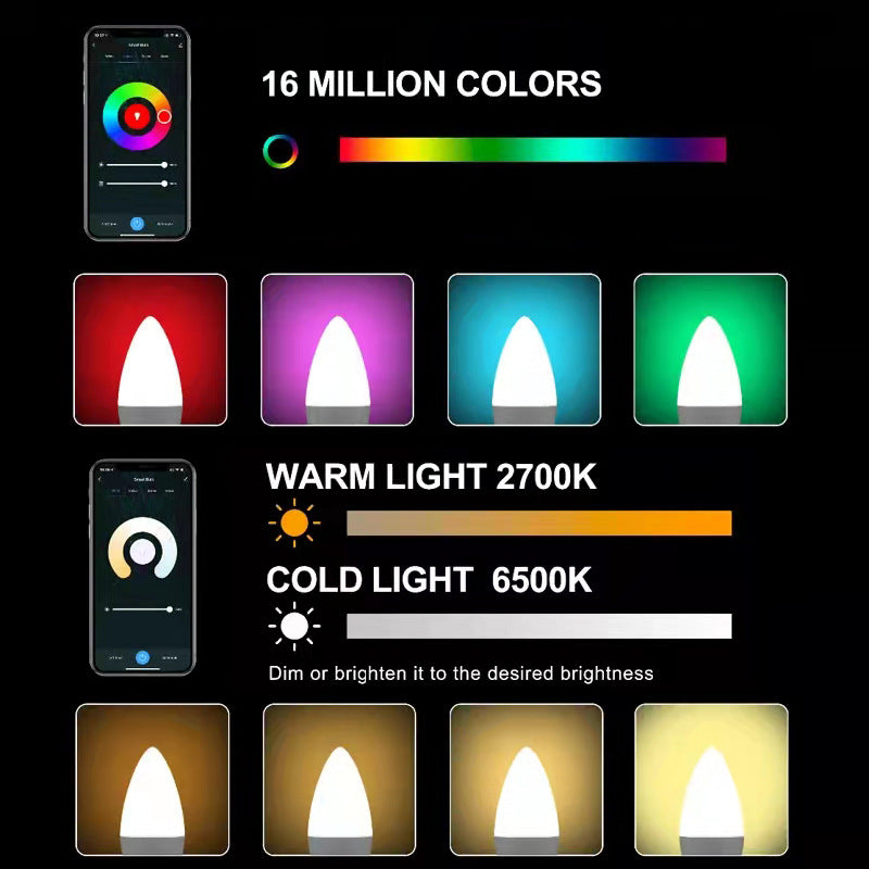 WiFi Smart Candle Light Graffiti